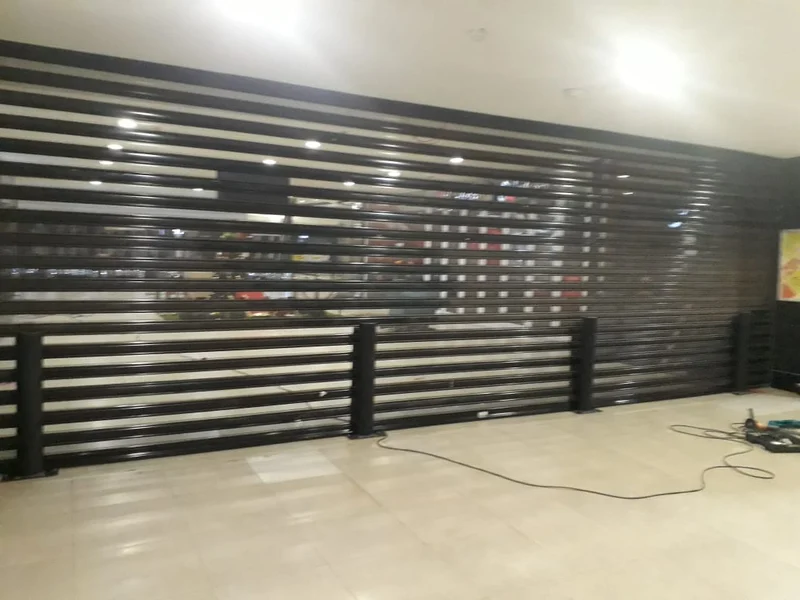 Mall corridor shutters: 