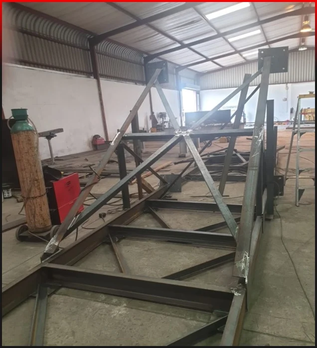 Frame fabrication: 